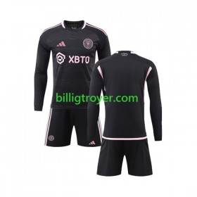 Billige Fotballdrakter Inter Miami Barn Bortedraktsett 2023/24 Langermet